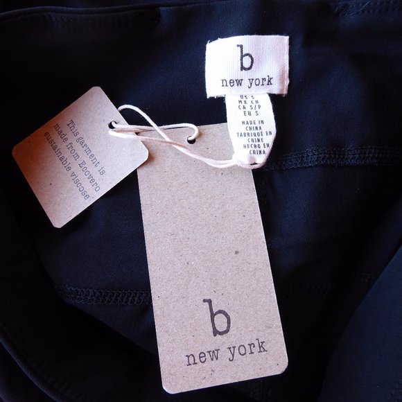 b new york ZIP DETAIL LEGGINGS PANTS, SZ S, NEW - Picture 7 of 8